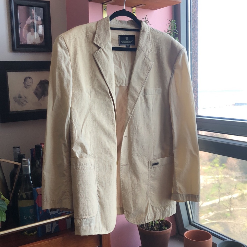 tan blazer